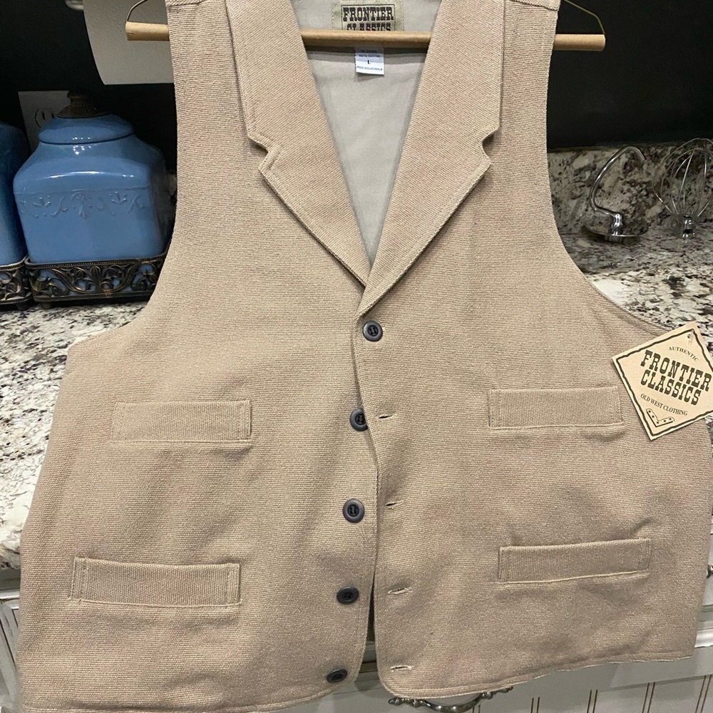 Frontier Classics Men's Tan Vest